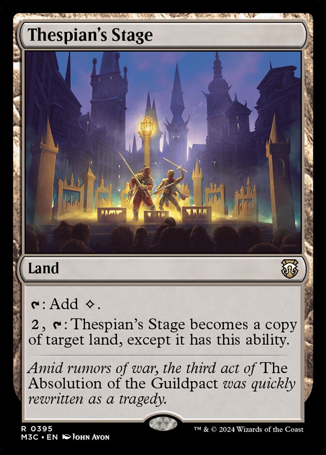 Thespian's Stage, Modern Horizons 3 Commander Card Art