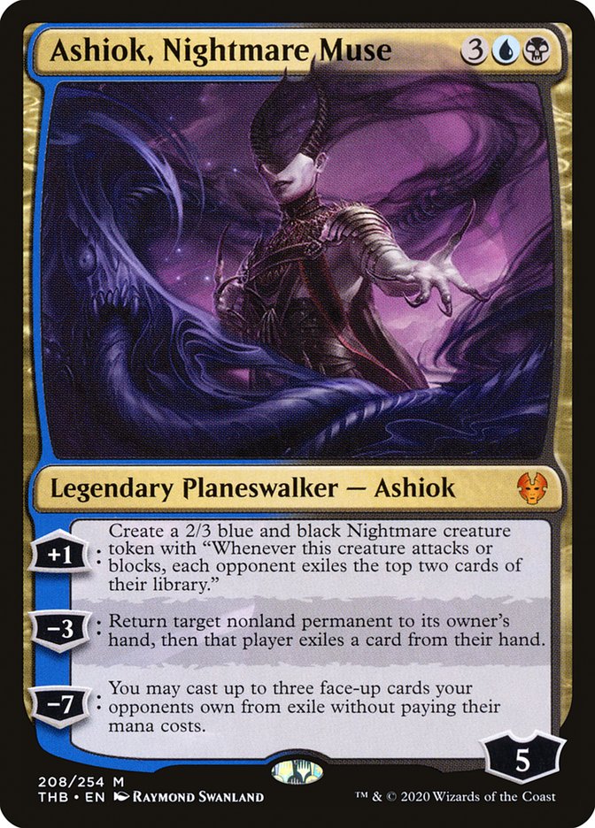 Ashiok, Nightmare Muse, Theros beyond death Card Art