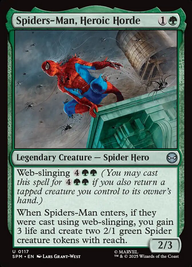 Spiders-Man, Heroic Horde, Marvel'S Spider-Man Card Art