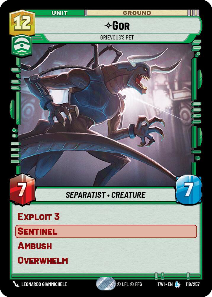 Gor, Grievous&