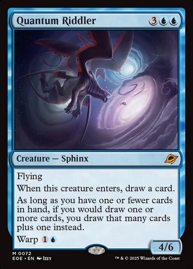 Quantum Riddler, Edge of eternities Card Art