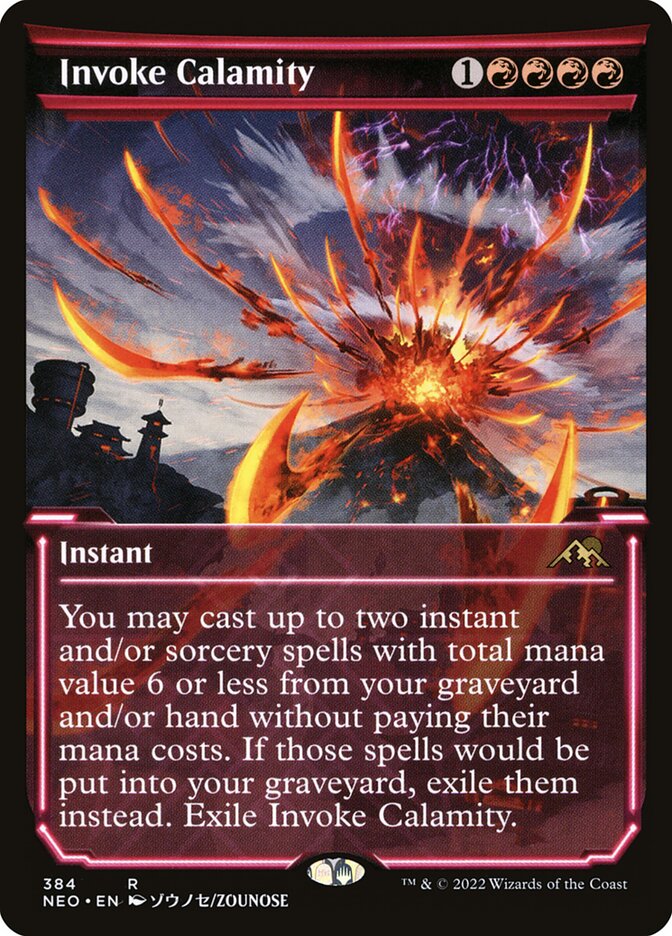 Invoke Calamity, Kamigawa: neon dynasty Card Art