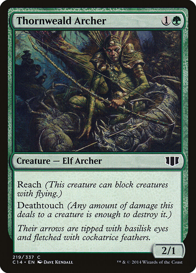 Thornweald Archer, Commander 2014 Card Art