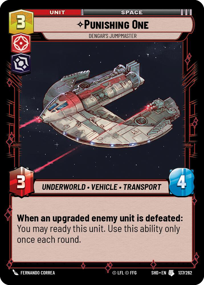 Punishing One, Dengar&