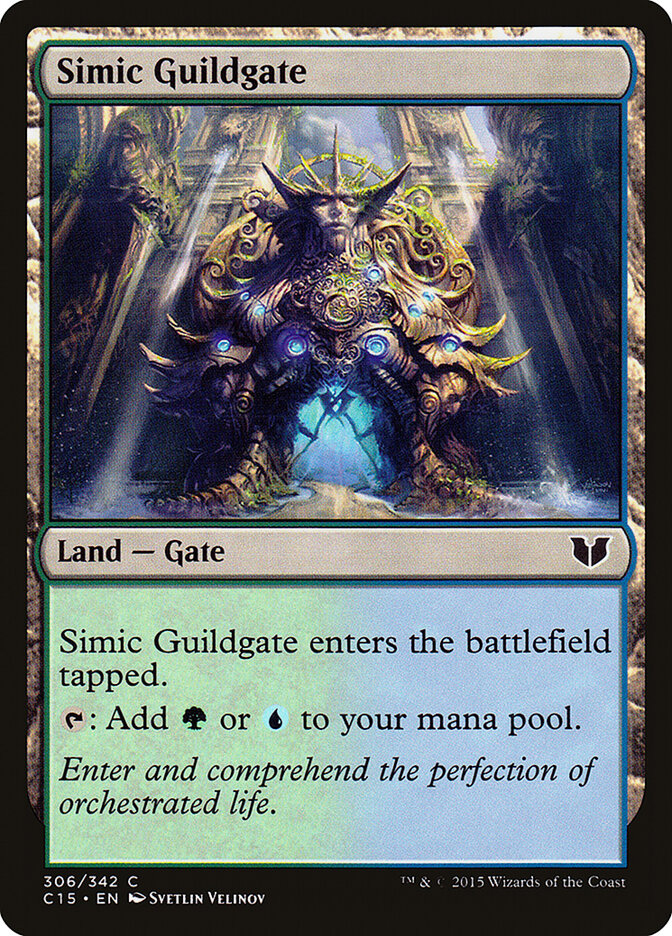 Simic Guildgate, Commander 2015 Card Art