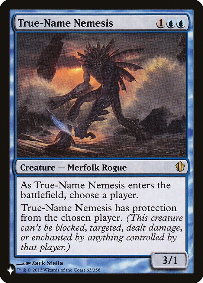 True-Name Nemesis, The List Card Art