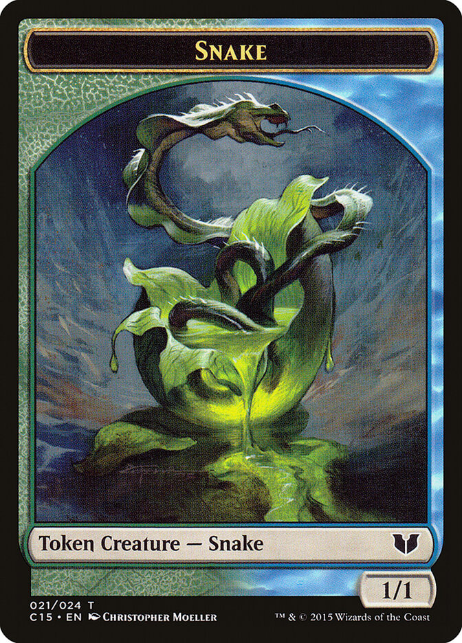 Snake, Commander 2015 Tokens Card Art