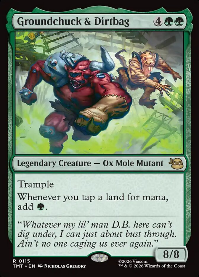 Groundchuck &amp; Dirtbag, Teenage Mutant Ninja Turtles Card Art