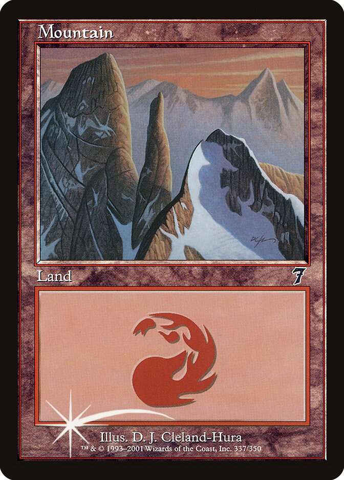 Mountain, Seventh Edition Card Art