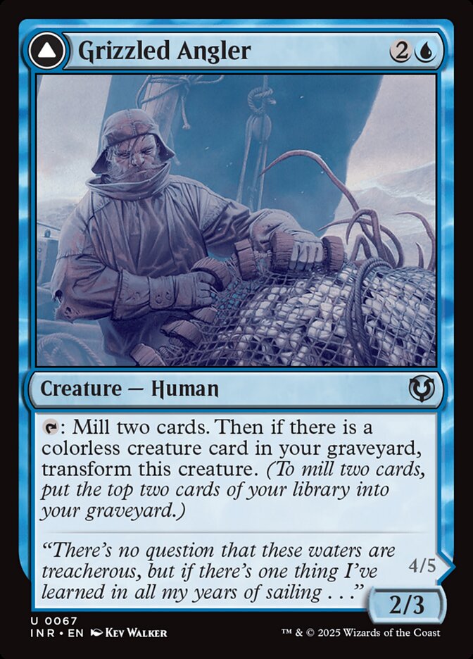 Grizzled Angler // Grisly Anglerfish - Foil