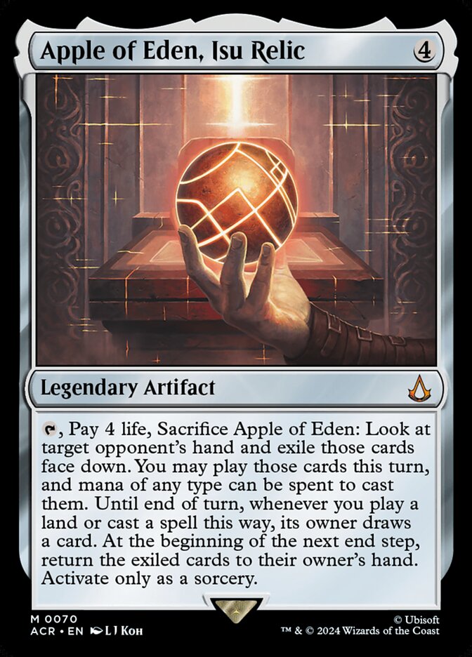 Apple of Eden, Isu Relic, Assassin&
