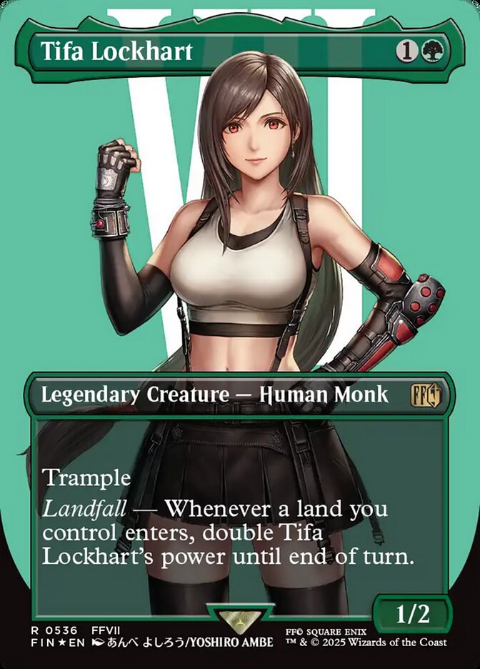 Tifa Lockhart, Final fantasy Card Art