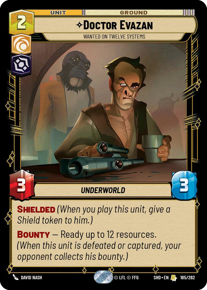 Doctor Evazan, Wanted on Twelve Systems - Foil