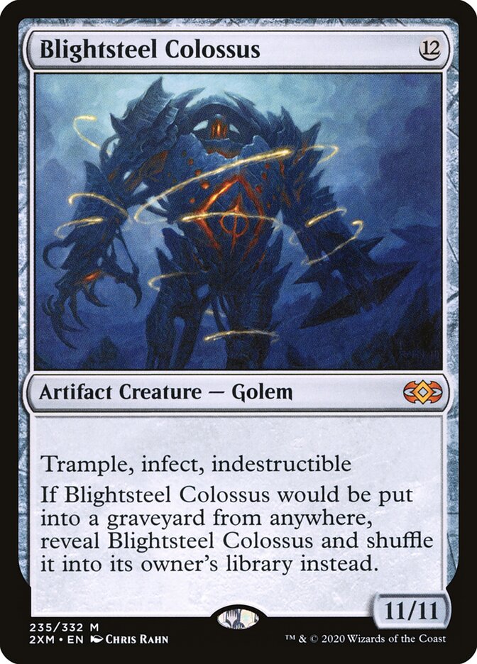 Blightsteel Colossus, Double Masters Card Art