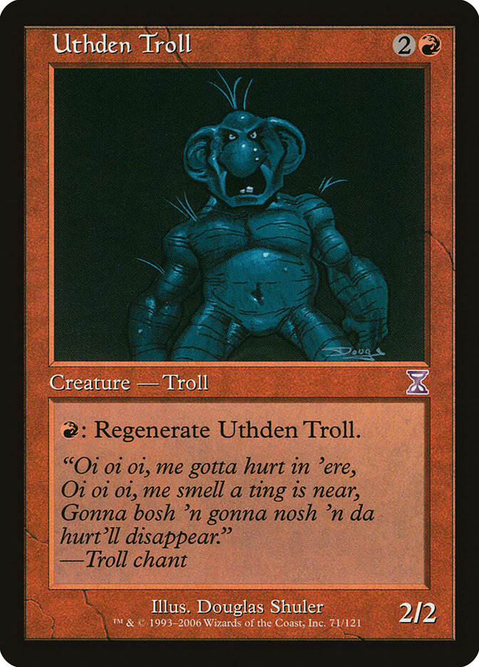 Uthden Troll, Time Spiral Timeshifted Card Art