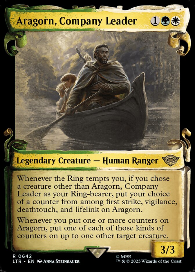 Aragorn, Company Leader, The Lord Of The Rings: Tales Of Middle-Earth Card Art