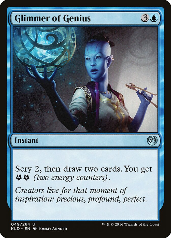 Glimmer of Genius, Kaladesh Card Art