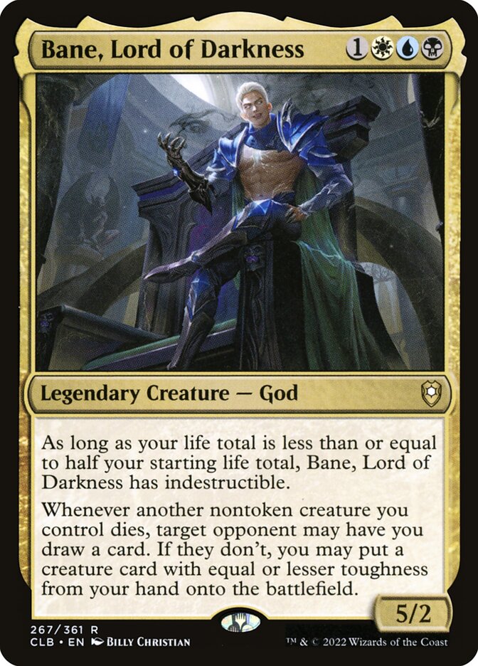 Bane, Lord of Darkness, Commander legends: battle for baldur&
