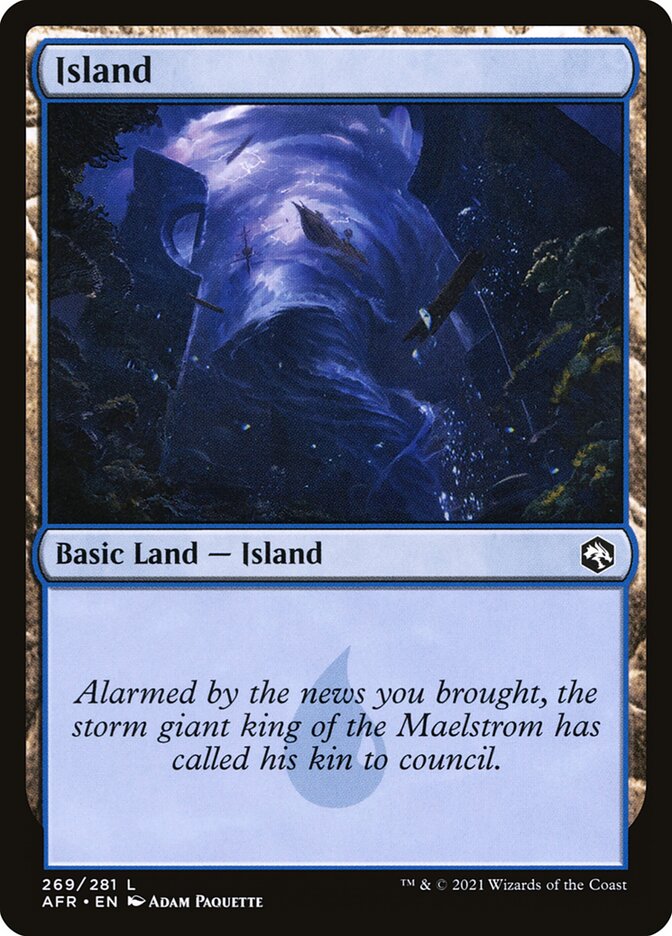 Island, Adventures In The Forgotten Realms Card Art