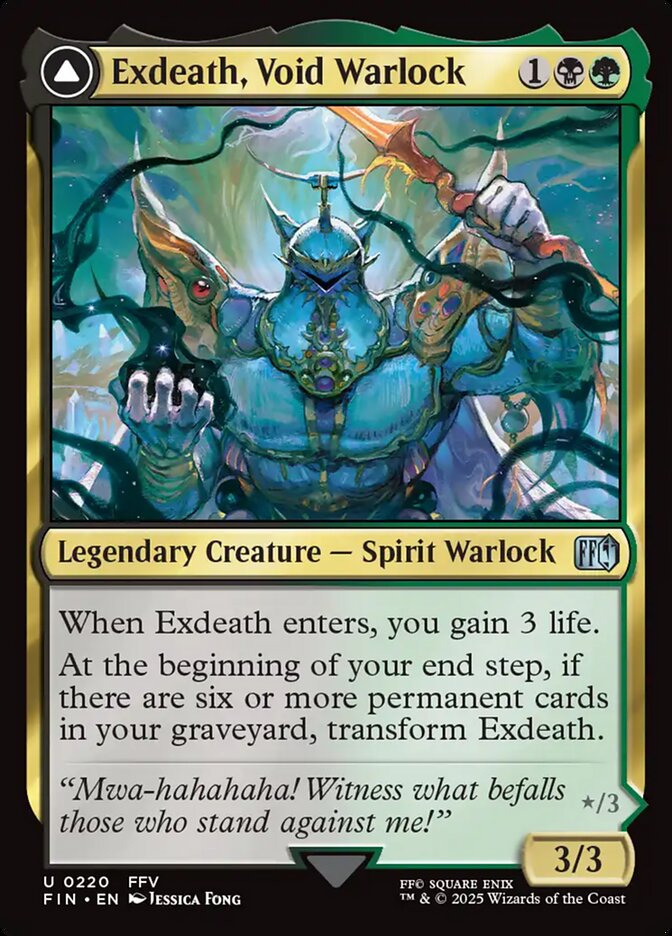 Exdeath, Void Warlock // Neo Exdeath, Dimension&