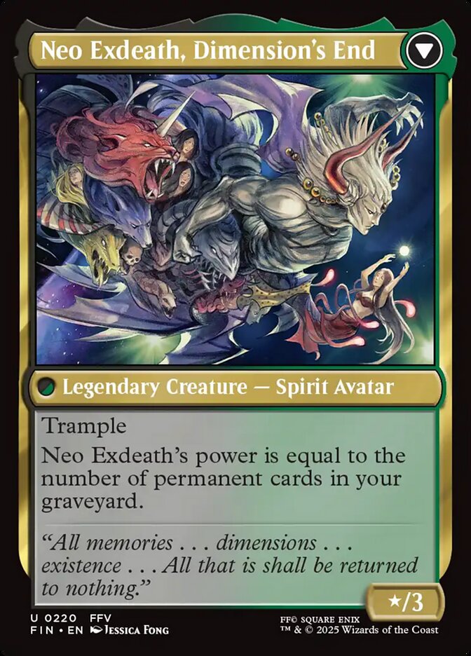 Exdeath, Void Warlock // Neo Exdeath, Dimension&