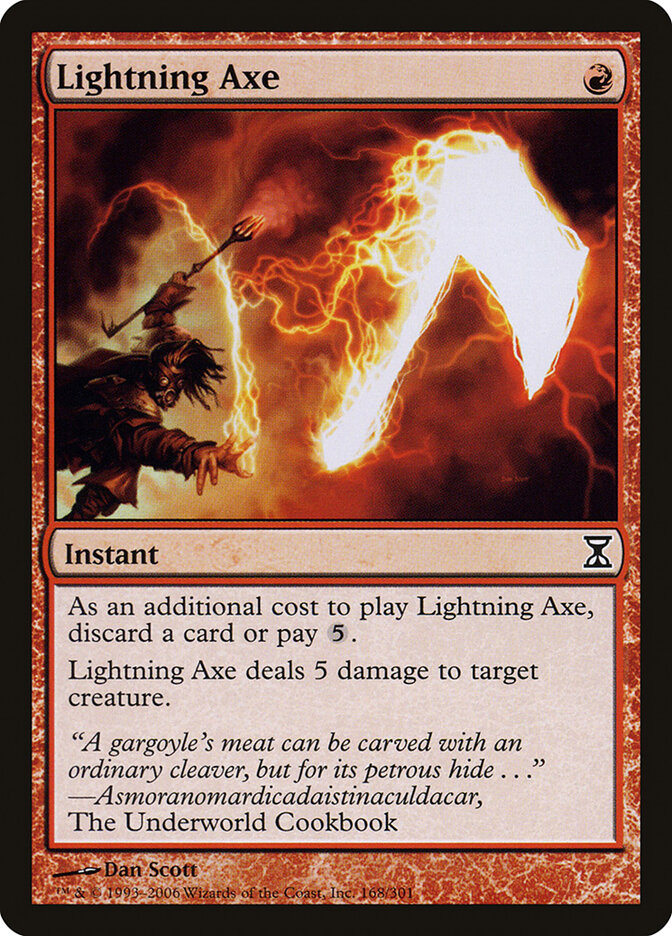 Lightning Axe, Time Spiral Card Art