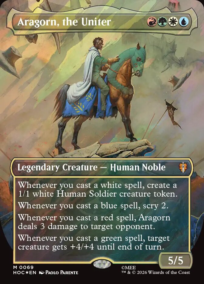 Aragorn, the Uniter, The Hobbit Eternal Card Art