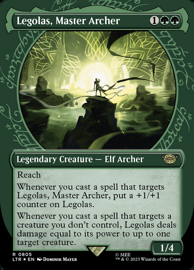 Legolas, Master Archer, The Lord Of The Rings: Tales Of Middle-Earth Card Art