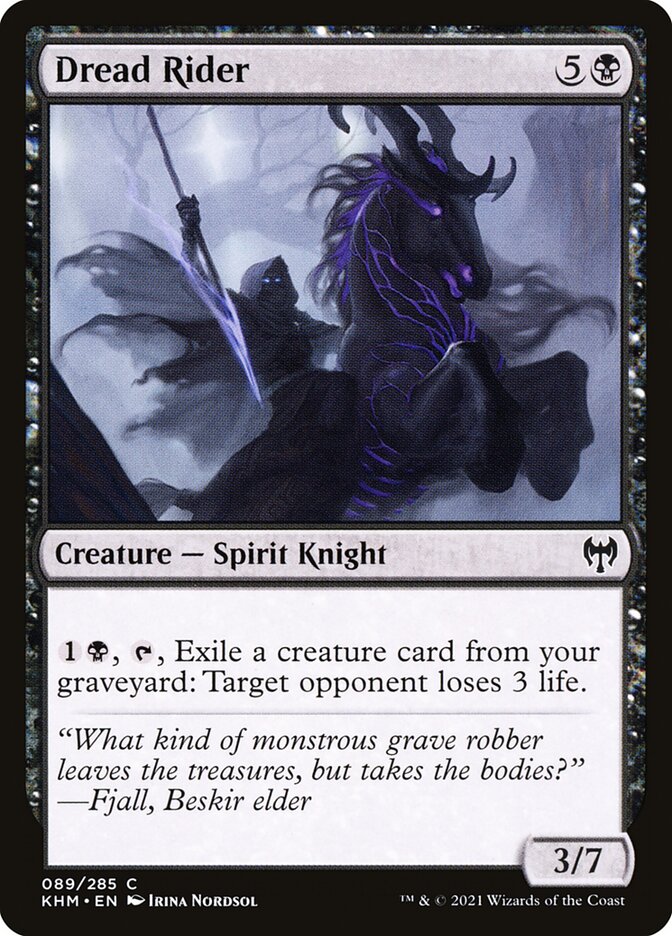 Dread Rider, Kaldheim Card Art
