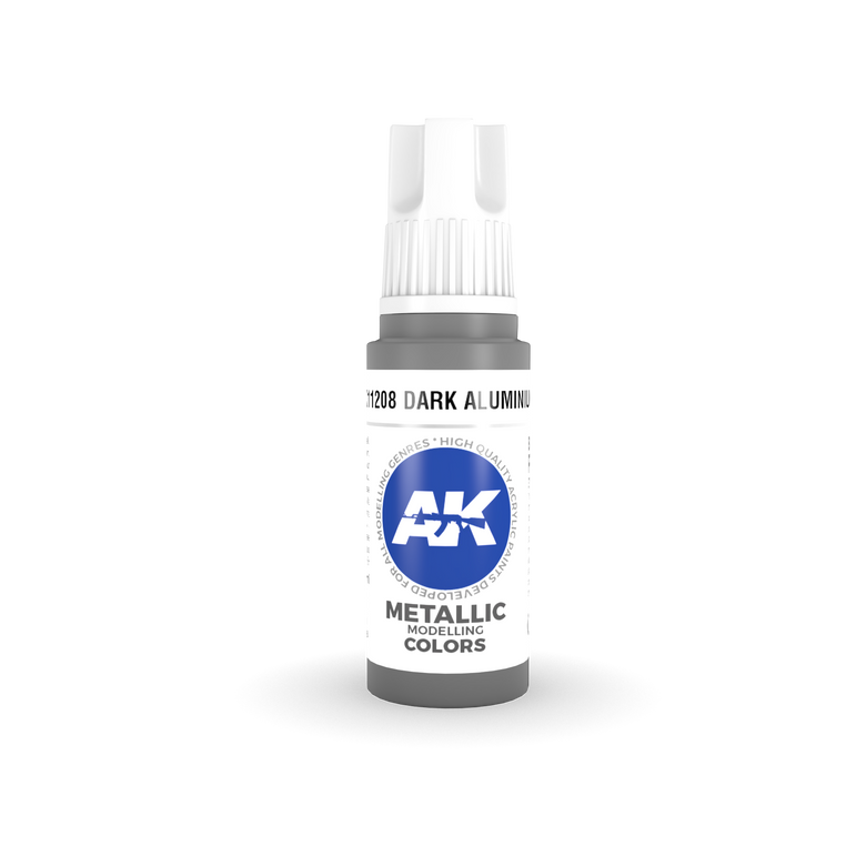 AK Interactive - 3GEN Acrylics - Dark Aluminium AK11208
