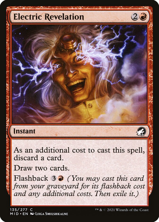 Electric Revelation, Innistrad: Midnight Hunt Card Art