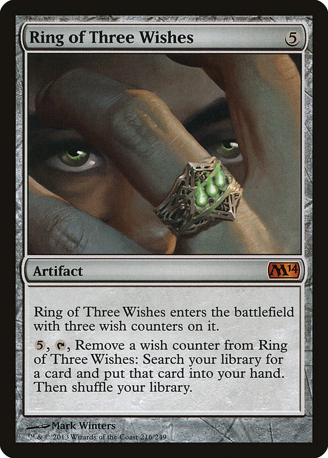 Ring of Three Wishes, Magic 2014 Card Art