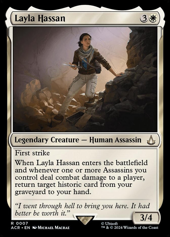 Layla Hassan, Assassin&