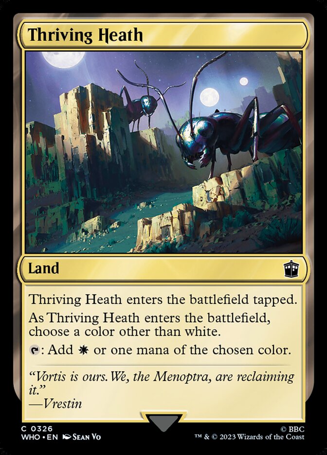 Thriving Heath, Doctor who Card Art