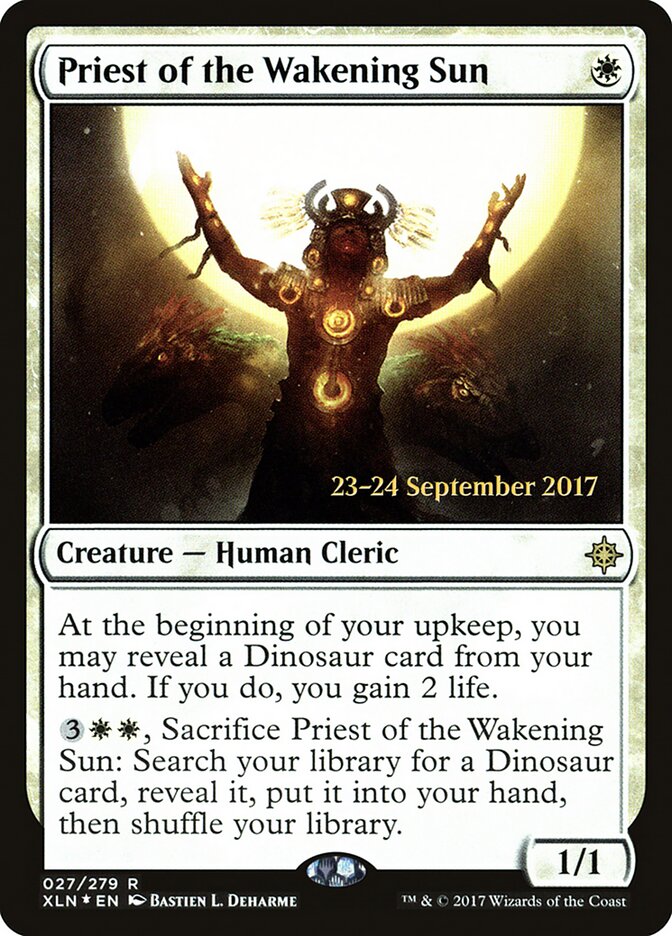 Priest of the Wakening Sun, Ixalan Promos Card Art