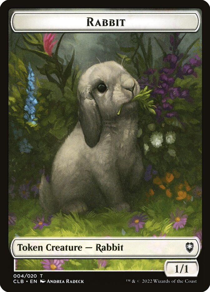 Rabbit, Battle For Baldur'S Gate Tokens Card Art