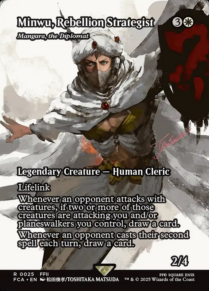 Mangara, the Diplomat, Final fantasy: through the ages Card Art