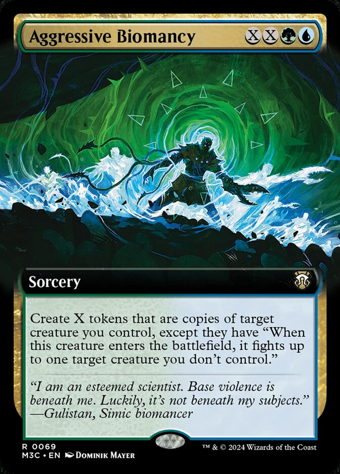 Aggressive Biomancy, Modern Horizons 3 Commander Card Art