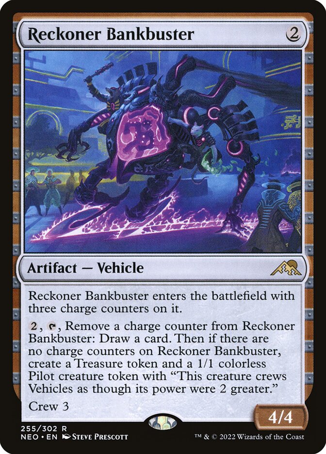Reckoner Bankbuster, Kamigawa: neon dynasty Card Art