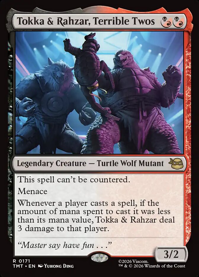 Tokka &amp; Rahzar, Terrible Twos, Teenage Mutant Ninja Turtles Card Art