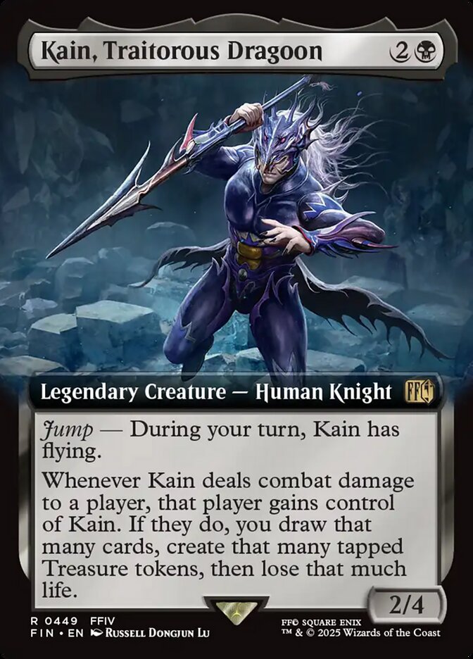 Kain, Traitorous Dragoon, Final fantasy Card Art