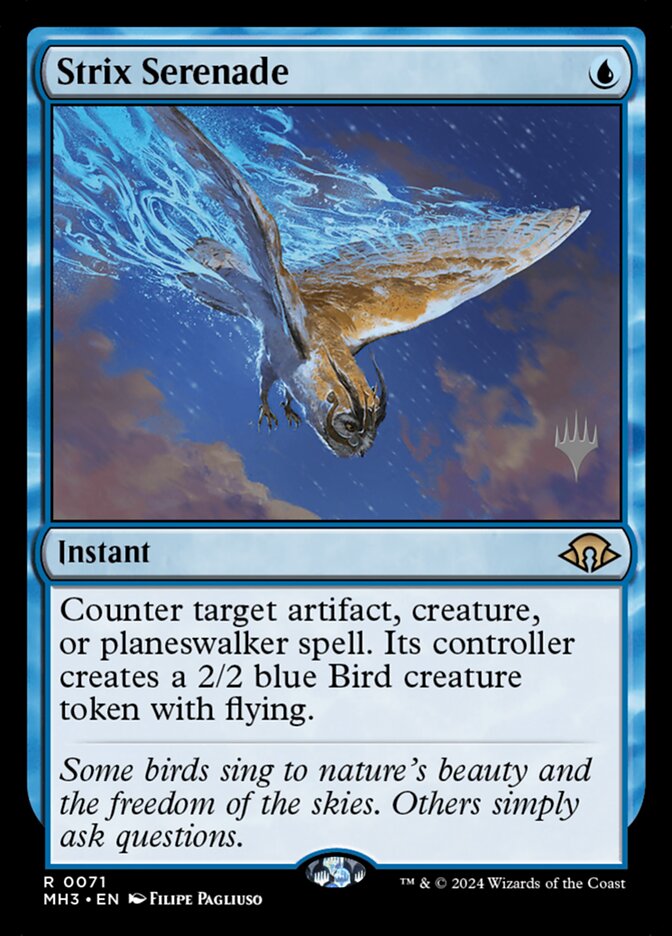 Strix Serenade, Modern Horizons 3 Promos Card Art