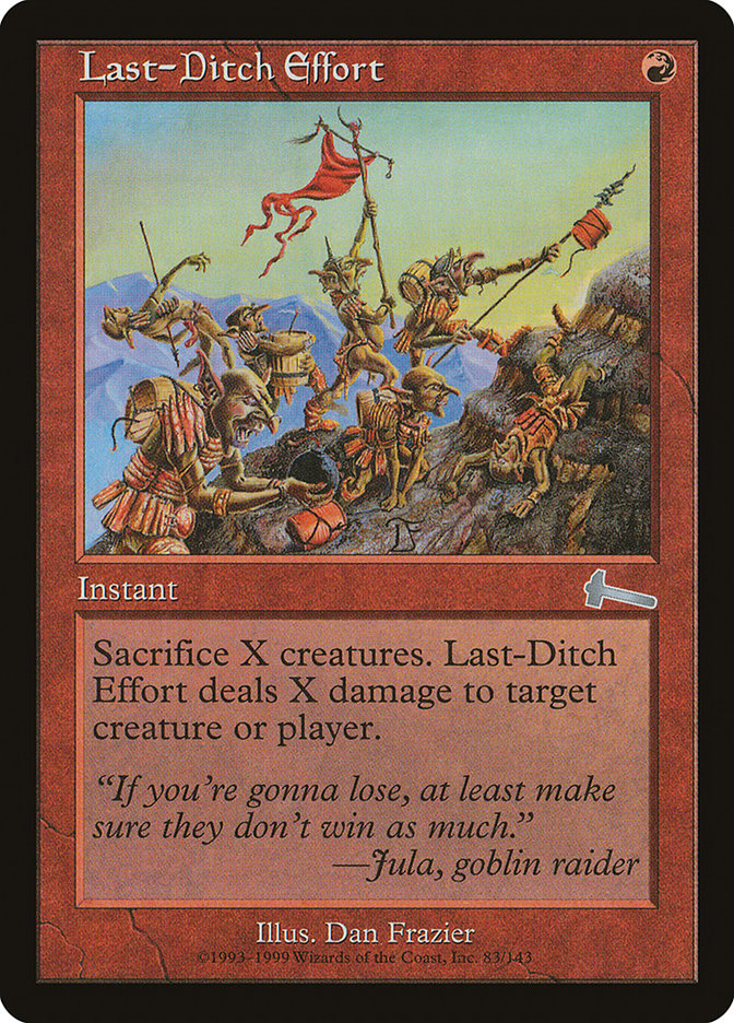 Last-Ditch Effort, Urza&