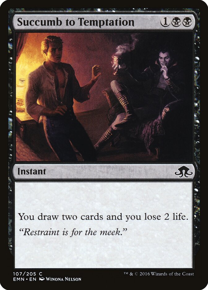 Succumb to Temptation, Eldritch Moon Card Art