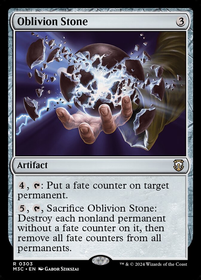 Oblivion Stone, Modern Horizons 3 Commander Card Art
