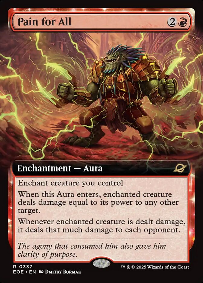 Pain for All, Edge Of Eternities Card Art