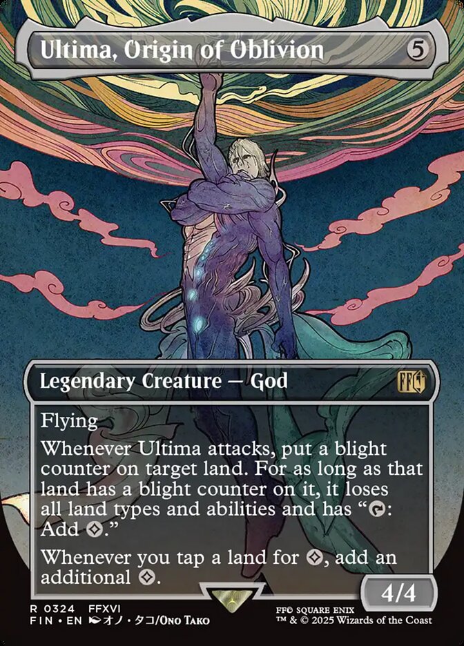 Ultima, Origin of Oblivion, Final fantasy Card Art