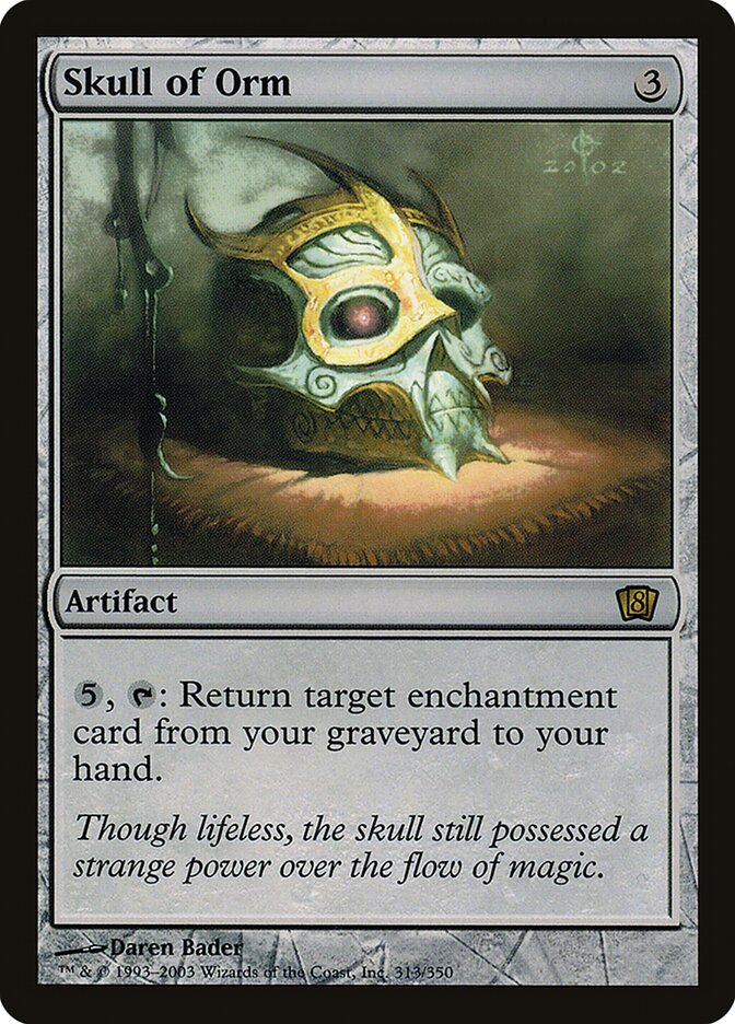 Skull of Orm, Eighth Edition Card Art