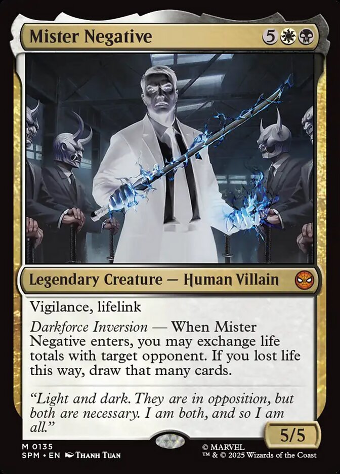 Mister Negative, Marvel&