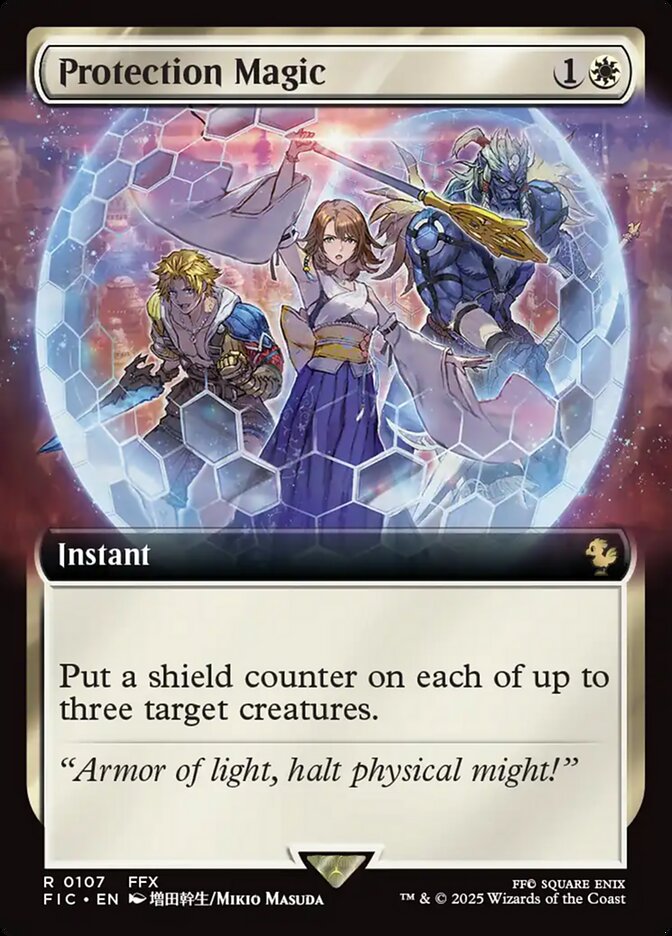 Protection Magic, Final fantasy commander Card Art